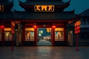 空房间的访客封面，一扇半开的门后透出走廊微光