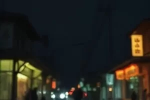 深夜档口述史封面，录音笔红灯在暗室里亮着