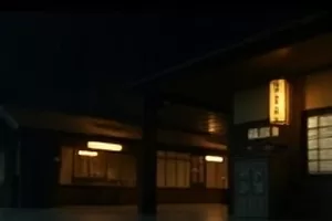 夜航西行封面，列车车窗外的雪夜灯光拉成长长光带