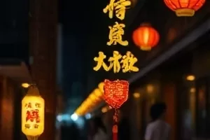 第三盏路灯封面，空荡街道尽头只有一盏灯还亮着